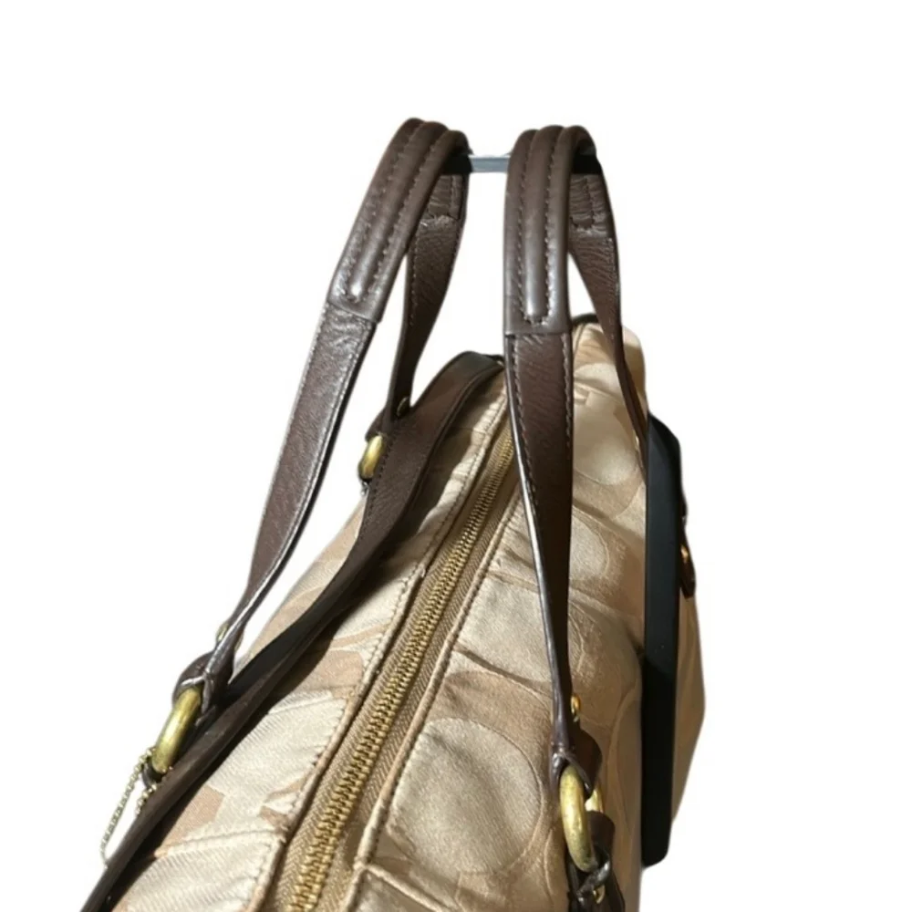 Coach Signature Campbell Satchel Shoulder Tote